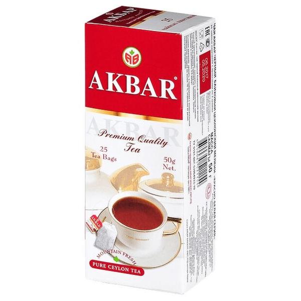 Чай черный Akbar Mountain Fresh в пакетиках