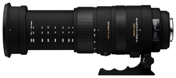Sigma AF 50-500mm f/4.5-6.3 APO DG OS HSM Canon EF