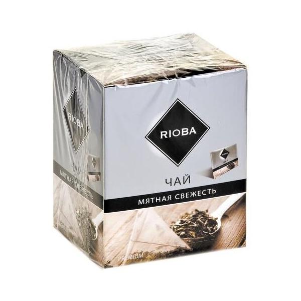 Чай черный Rioba мятная свежесть в пакетиках