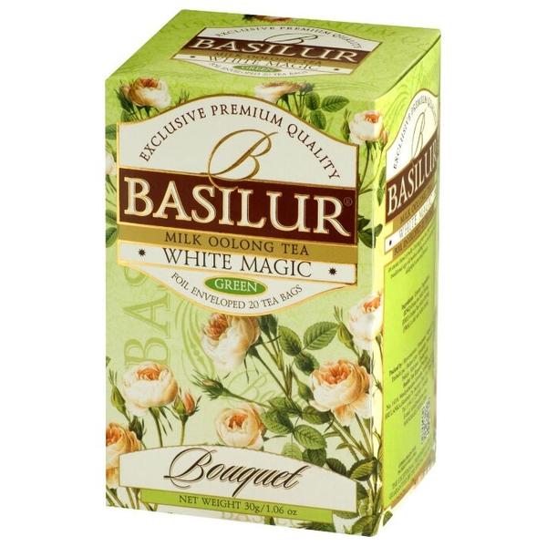Чай улун Basilur Bouquet White magic в пакетиках