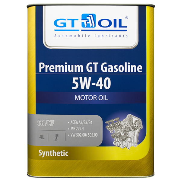 GT OIL Premium GT Gasoline 5W-40 4 л