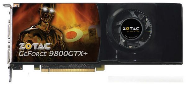 ZOTAC GeForce 9800 GTX+ 738Mhz PCI-E 2.0 1024Mb 1900Mhz 256 bit 2xDVI TV HDCP YPrPb