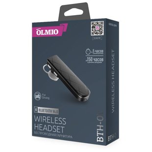 Bluetooth-гарнитура OLMIO BTH-01