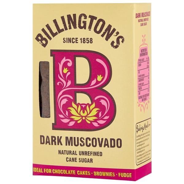 Сахар Billington's Dark Muscovado, картонная коробка