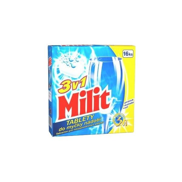Milit 3 в 1 таблетки для посудомоечной машины