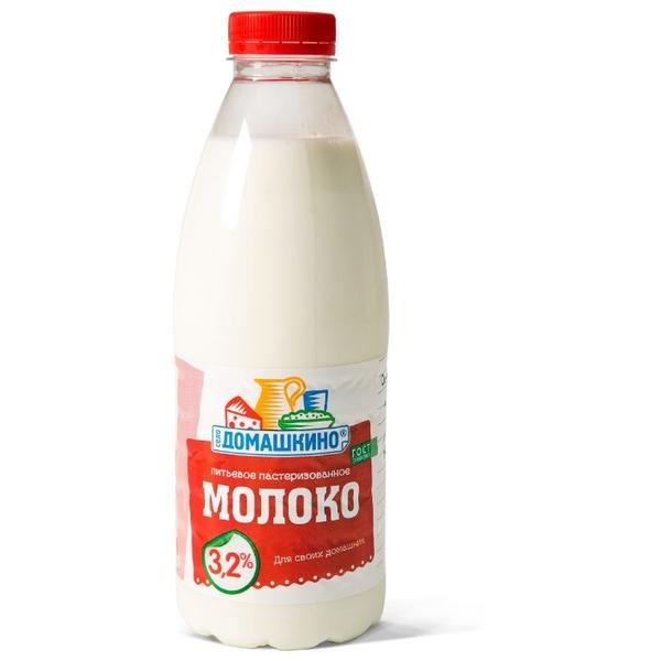 Молоко Село Домашкино пастреризованное 3.2%, 0.9 л