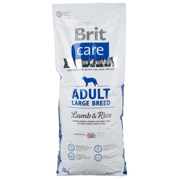 Корм для собак Brit Care ягненок с рисом (для крупных пород)