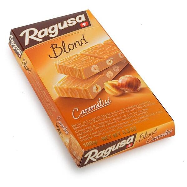 Шоколад Ragusa белый с трюфелем и лесными орехами