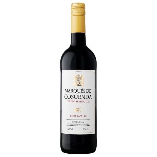 Вино Grandes Vinos y Vinedos Marques de Cosuenda Tinto Semidulce 0.75 л