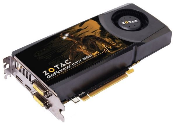 ZOTAC GeForce GTX 560 SE 746Mhz PCI-E 2.0 1024Mb 3828Mhz 192 bit 2xDVI HDMI HDCP
