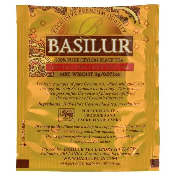 Чай черный Basilur Oriental collection Golden crescent в пакетиках