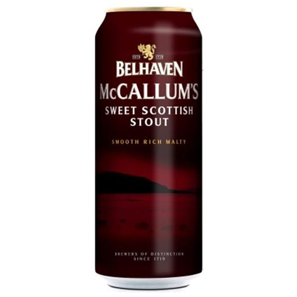 Пиво Belhaven, McCallum's Stout, in can, 0.44 л