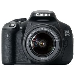 Canon EOS 600D Kit (black 18Mpix 18-55IS II / 55-250IS 3 720p SDHC Li-Ion, Набор с объективами)