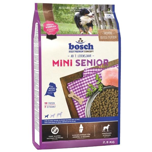 Корм для пожилых собак Bosch Senior (для мелких пород)