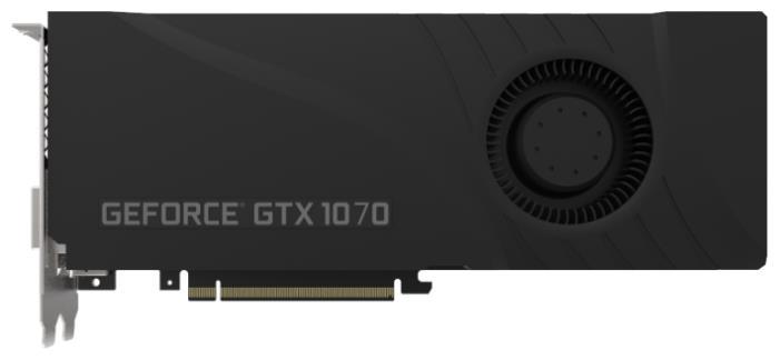 PNY GeForce GTX 1070 1506Mhz PCI-E 3.0 8192Mb 8000Mhz 256 bit DVI HDMI HDCP Blower