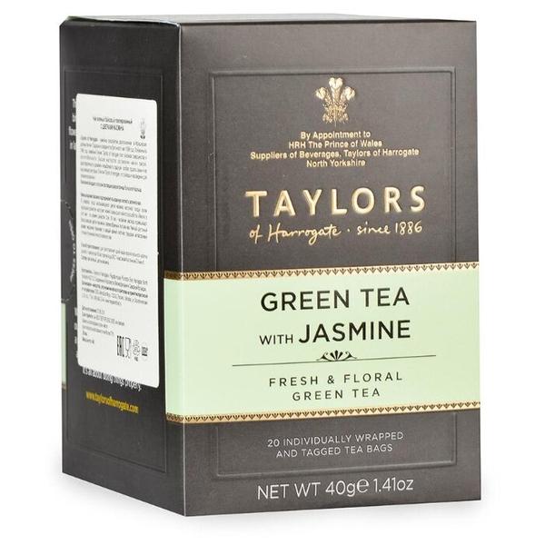 Чай зеленый Taylors of Harrogate Jasmine в пакетиках