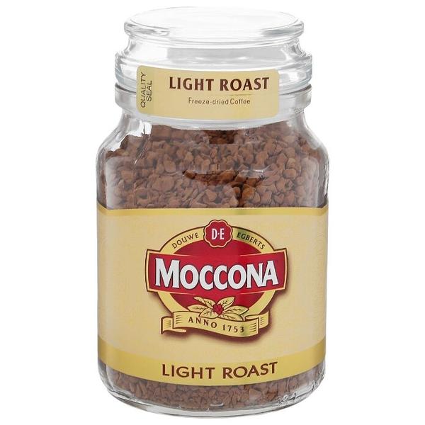 Кофе растворимый Moccona Light Roast сублимированный, стеклянная банка