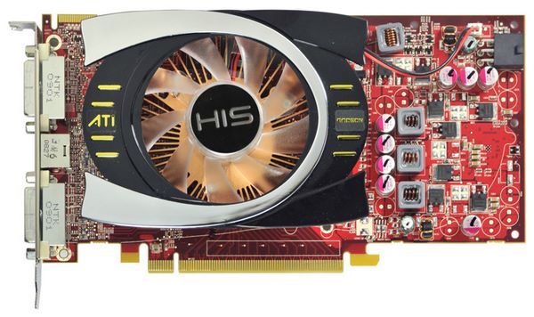 HIS Radeon HD 4770 750Mhz PCI-E 2.0 512Mb 3200Mhz 128 bit 2xDVI TV HDCP