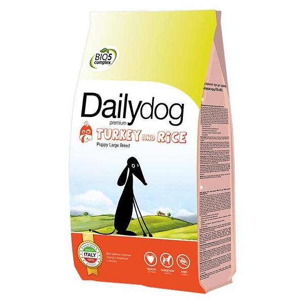 Корм для собак Dailydog Puppy Large Breed turkey and rice