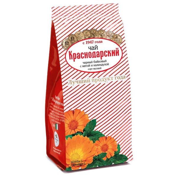 Чай черный Краснодарский с 1947 года с мятой и календулой