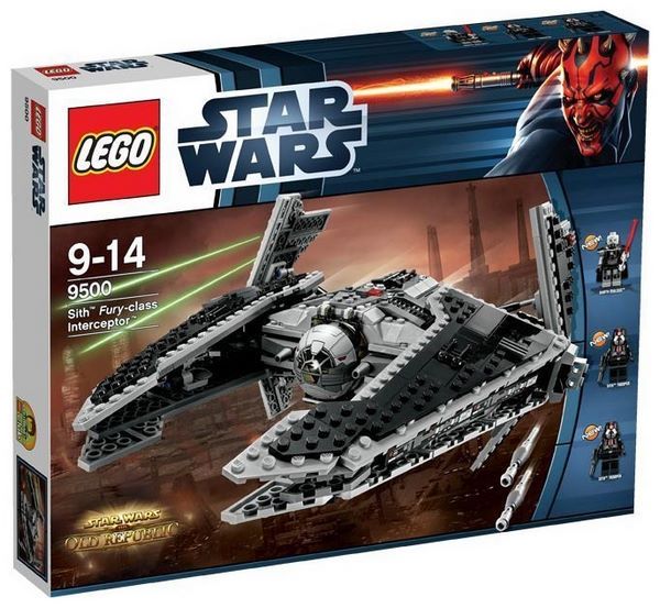 LEGO Star Wars 9500 Ситхский перехватчик класса «Фурия»