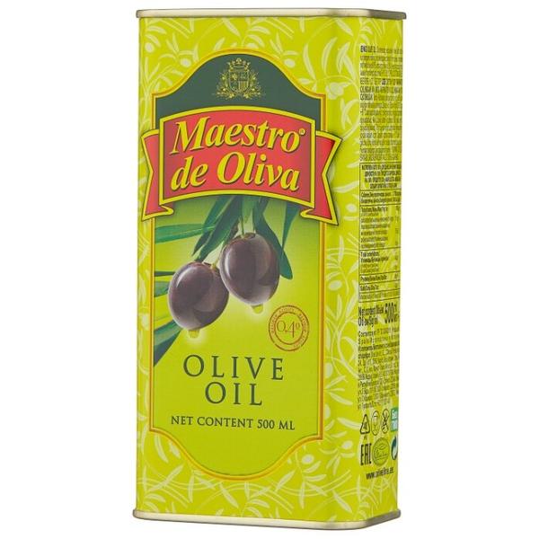 Maestro De Oliva Масло оливковое, жестяная банка