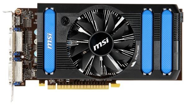 MSI GeForce GTX 650 Ti 954Mhz PCI-E 3.0 1024Mb 5400Mhz 128 bit 2xDVI Mini-HDMI HDCP