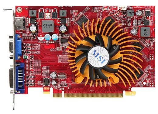 MSI Radeon HD 4650 600Mhz PCI-E 2.0 1024Mb 1000Mhz 128 bit DVI HDMI HDCP
