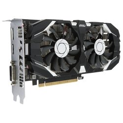 MSI GeForce GTX 1050 Ti 1341Mhz PCI-E 3.0 4096Mb 7008Mhz 128 bit DVI HDMI HDCP OC Dual Fans RTL