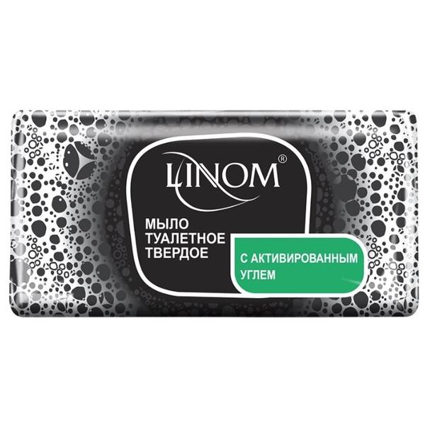 Мыло кусковое Linom с активированным углем