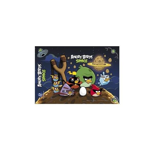 Рамка-вкладыш Hatber Angry Birds (12ПЗ4_10500), 12 дет.