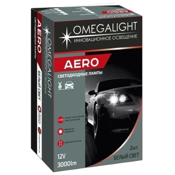 Лампа автомобильная светодиодная Omegalight Aero OLLEDHB4AERO-2 HB4 18/24W 2 шт.