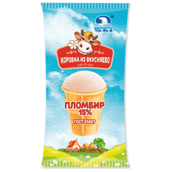Мороженое Челны Холод Коровка из Вкусняево пломбир, 80 г