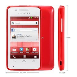 Alcatel ONE TOUCH TPOP 4010D (красный)