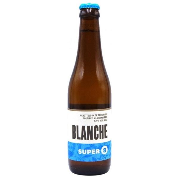 Пиво светлое Super 8 Blanche 0.33 л