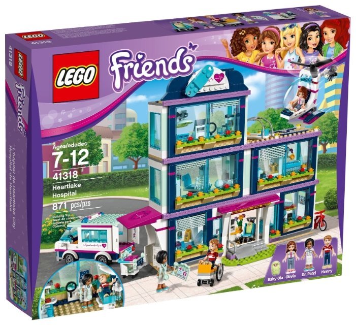 LEGO Friends 41318 Госпиталь Хартлейк-сити