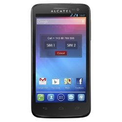 Alcatel One Touch X'Pop 5035D Raven Black (черный)