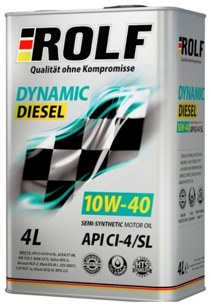 ROLF Dynamic Diesel 10W-40 CI-4/SL 4 л