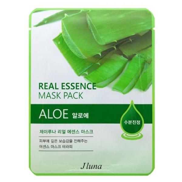 Juno тканевая маска Real Essence Mask Pack с алоэ