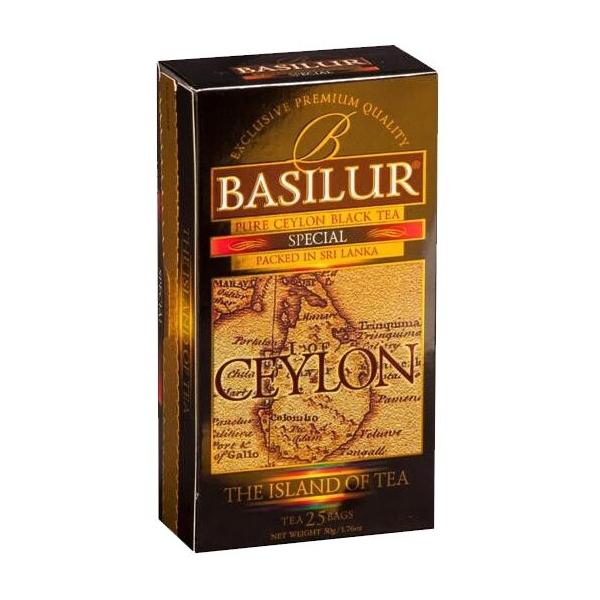 Чай черный Basilur The island of tea Ceylon Special в пакетиках