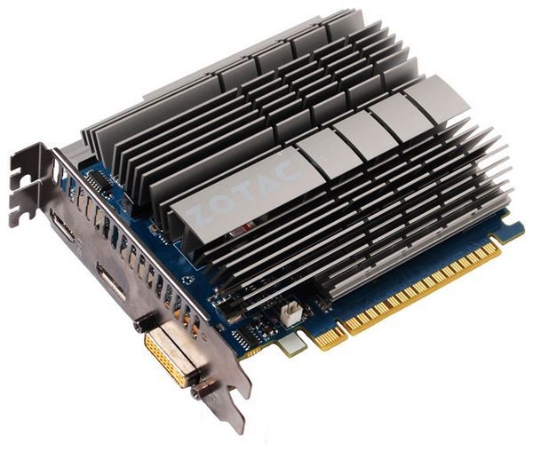 ZOTAC GeForce GT 430 700Mhz PCI-E 2.0 1024Mb 1600Mhz 128 bit DVI HDMI HDCP Silent
