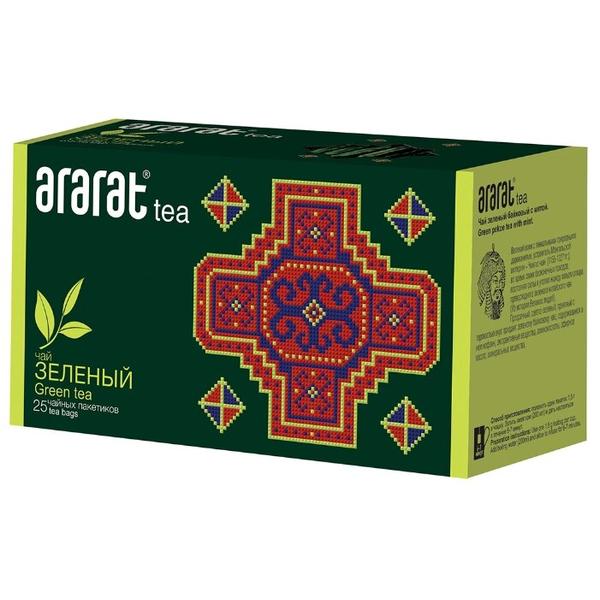 Чай зеленый Ararat с мятой в пакетиках