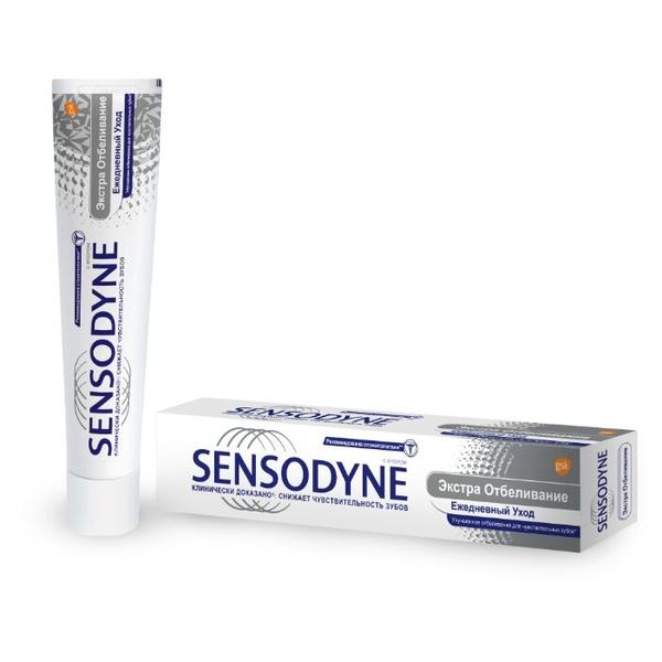 Зубная паста Sensodyne Экстра Отбеливание, для чувствительных зубов