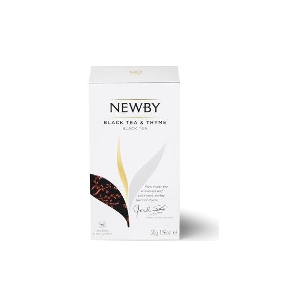 Чай черный Newby Black Tea & Thyme в пакетиках