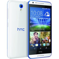 HTC Desire 620G (белый-синий)