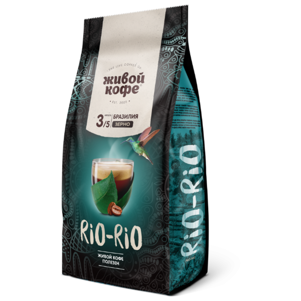 Кофе в зернах Живой Кофе Rio-Rio