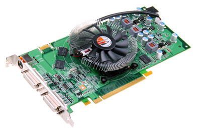 Chaintech GeForce 9600 GT 735Mhz PCI-E 2.0 1024Mb 1900Mhz 256 bit 2xDVI TV HDCP YPrPb Cool