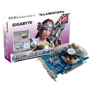 GIGABYTE Radeon HD 4670 750Mhz PCI-E 2.0 1024Mb 1600Mhz 128 bit DVI HDMI HDCP