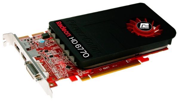 PowerColor Radeon HD 6770 850Mhz PCI-E 2.1 1024Mb 4800Mhz 128 bit DVI HDMI HDCP Cool