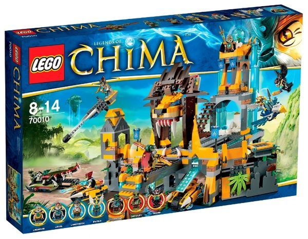 LEGO Legends of Chima 70010 Храм ЧИ клана Львов